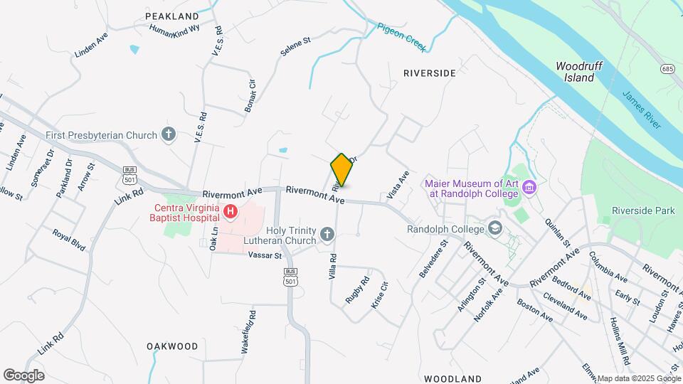 3024 Rivermont Ave Mapa y Detalles de la Ubicación