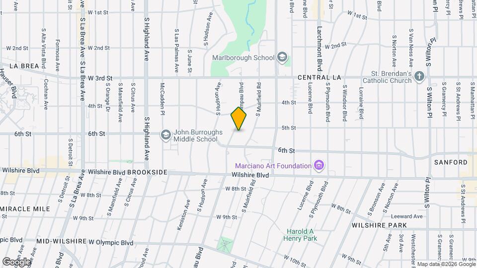 516 S Rimpau Blvd Map and Location Details