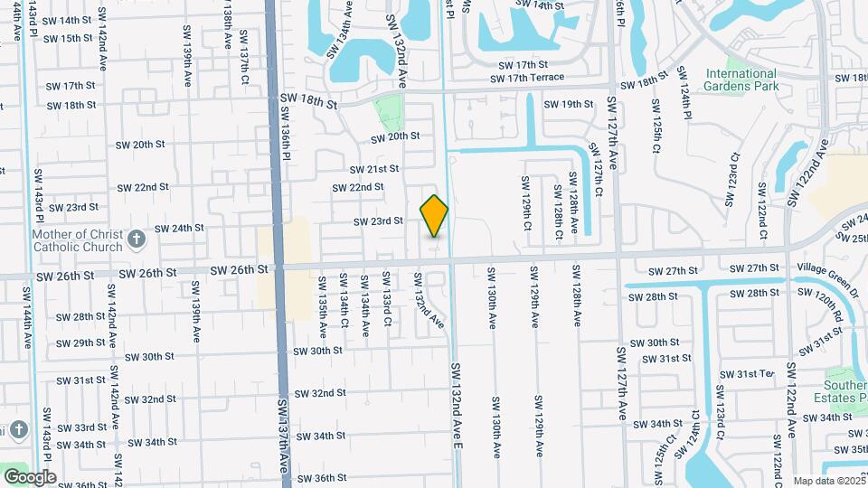 2500 SW 131st Ct Map and Location Details