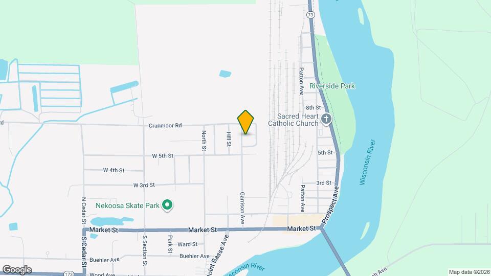 628 Garrison Ave Map and Location Details