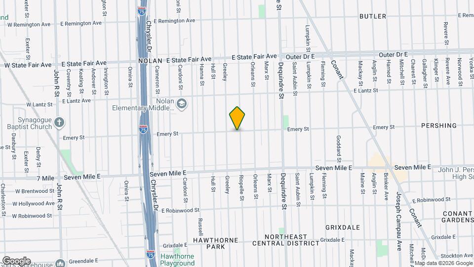 19265 Riopelle St Map and Location Details