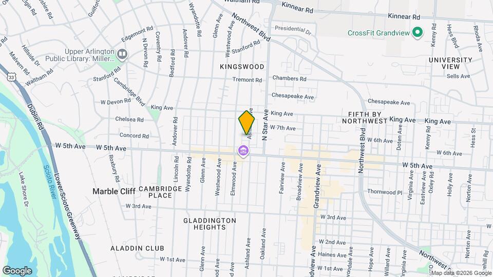 1611-1613 Ashland Ave Map and Location Details
