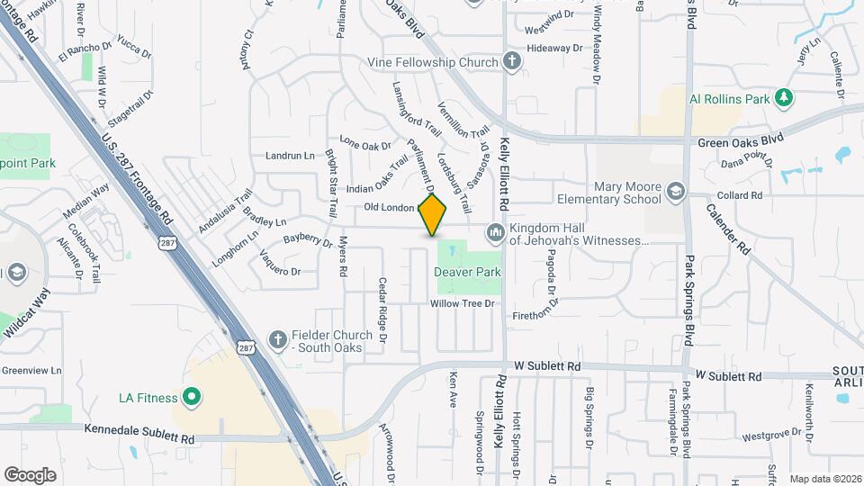 4501 Elm Branch Dr Map and Location Details