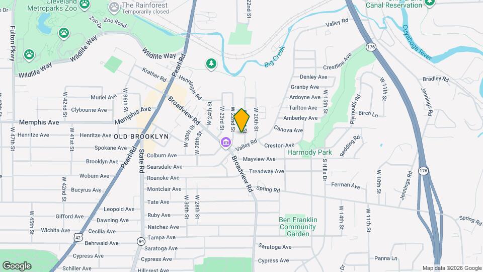 4288 W 21st St Map and Location Details