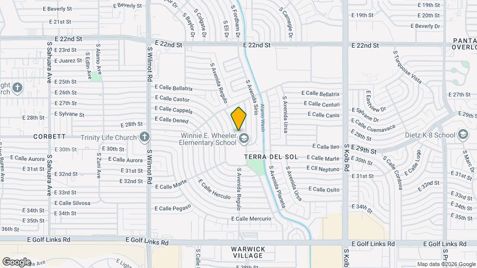 1733 S Avenida Regulo Mapa y Detalles de la Ubicación