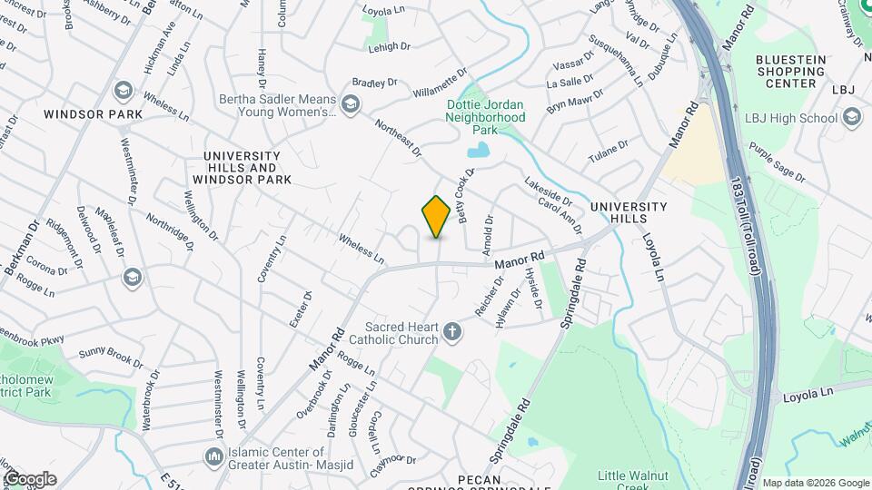 6208 Walnut Hills Dr Map and Location Details