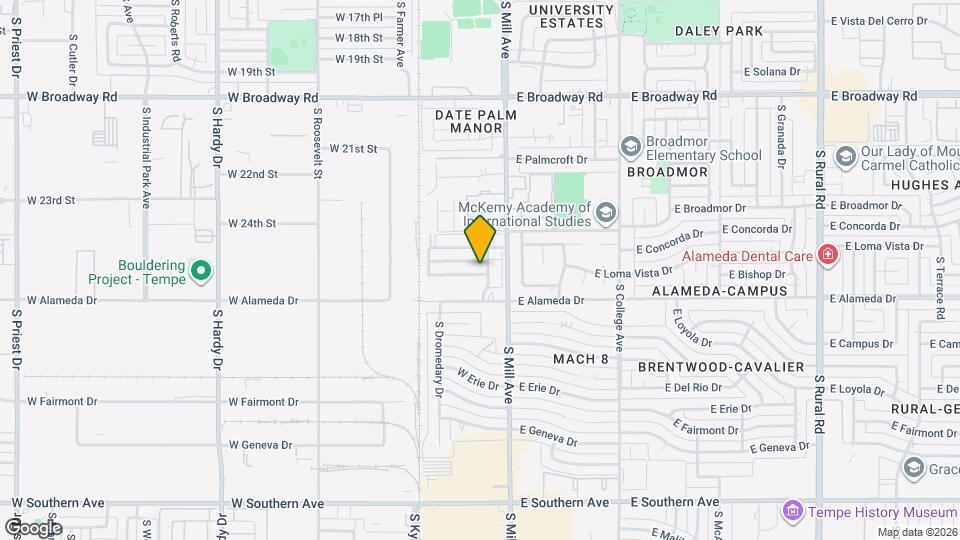 16 W Loma Vista Dr Map and Location Details