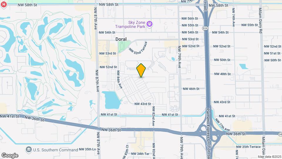 8231 NW 48th St Map and Location Details