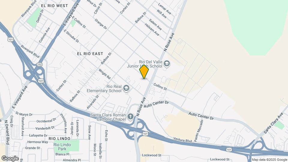 1278 E Collins St Mapa y Detalles de la Ubicación