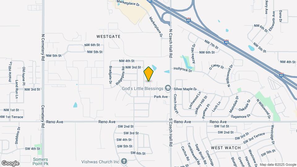 205 N Eastgate Dr Map and Location Details