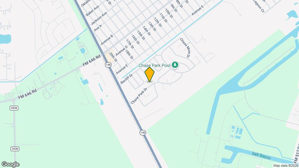 1118 Chase Park Dr Mapa y Detalles de la Ubicación