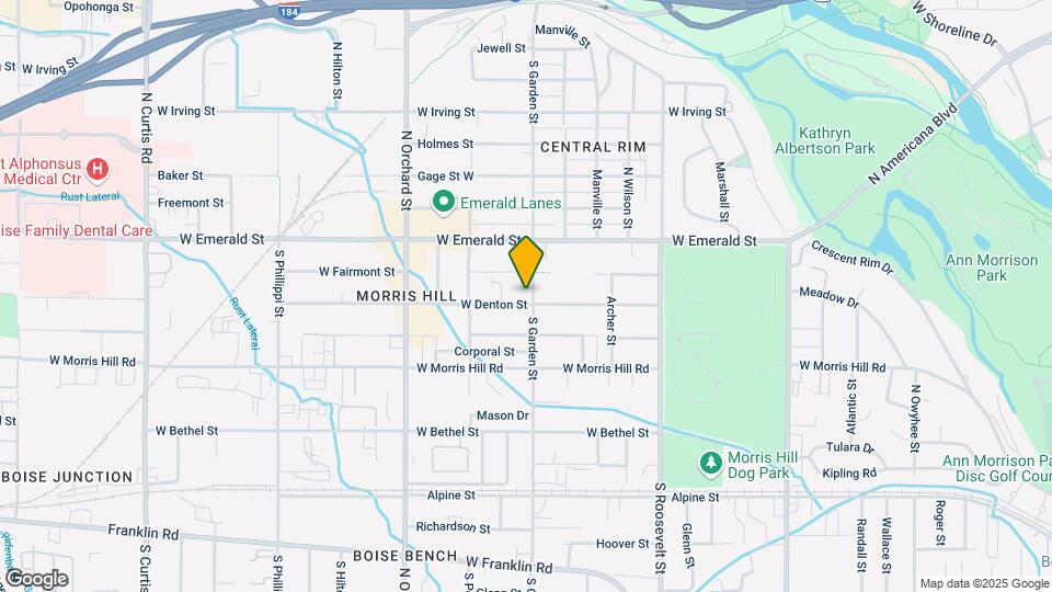 4606 W Denton St Map and Location Details