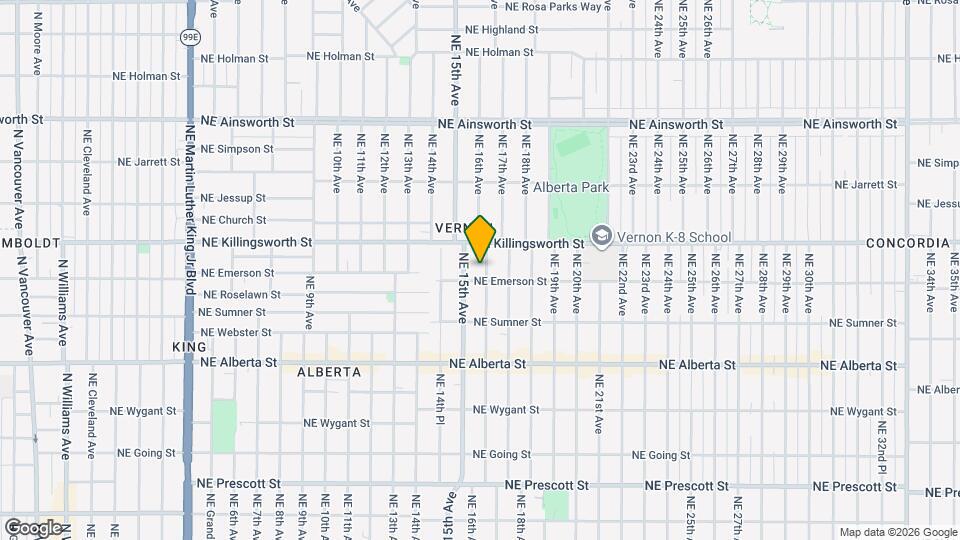 5319 NE 16th Ave Map and Location Details