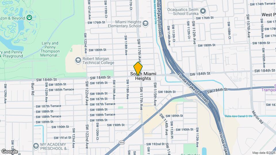 11720 SW 184th St Mapa y Detalles de la Ubicación