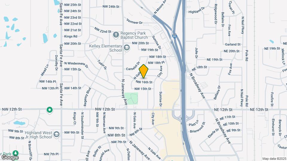 709 NW 16th St Map and Location Details