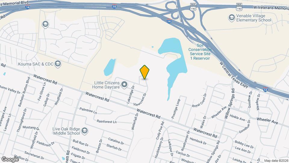 3203 Viewcrest Dr Map and Location Details