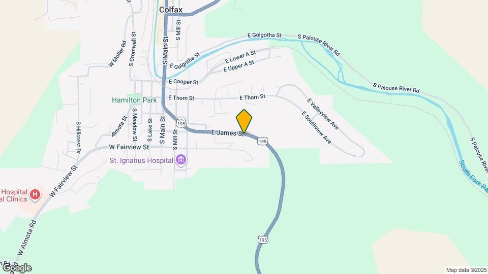 410 E James St Map and Location Details