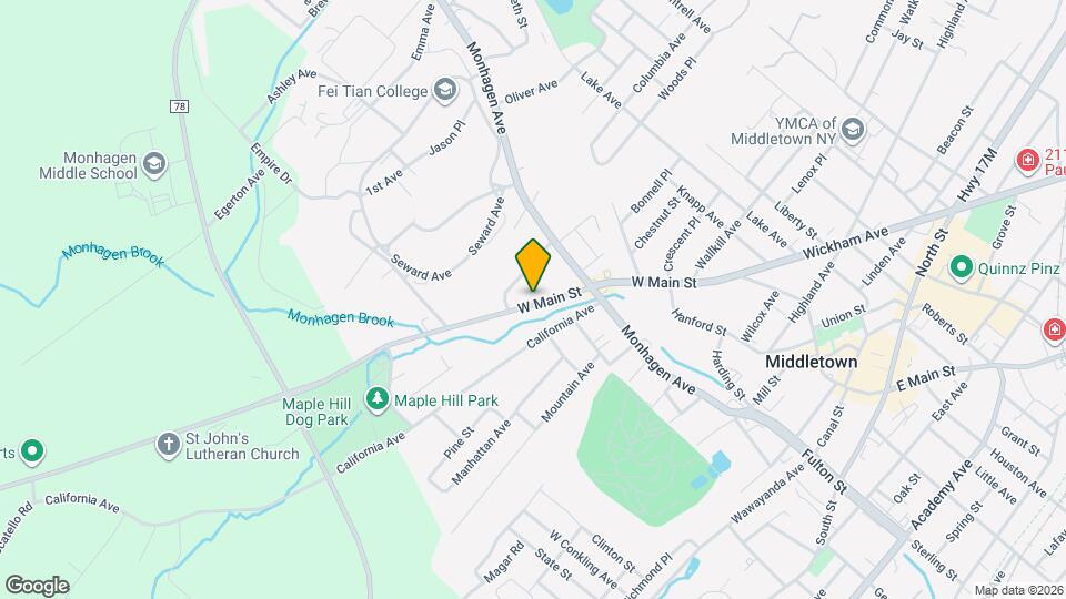 203 W Main St Map and Location Details