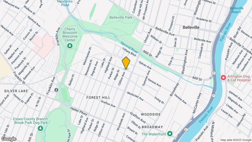 833 Ridge St Map and Location Details