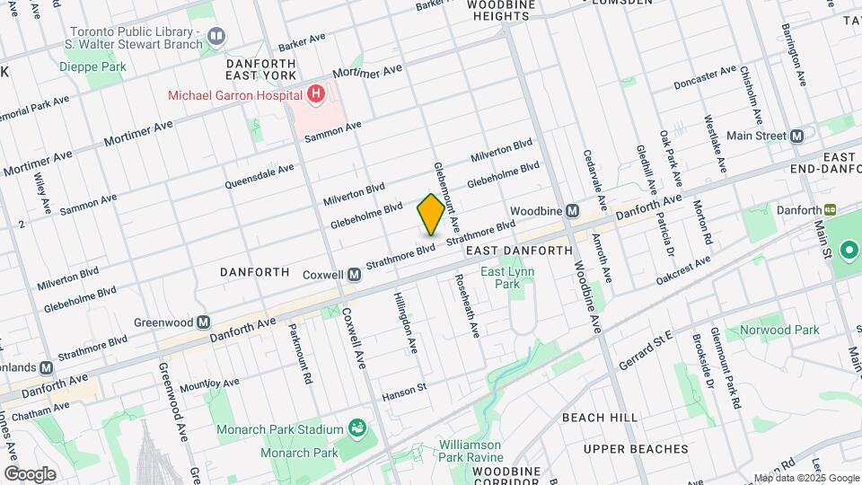 426 Strathmore Blvd Map and Location Details