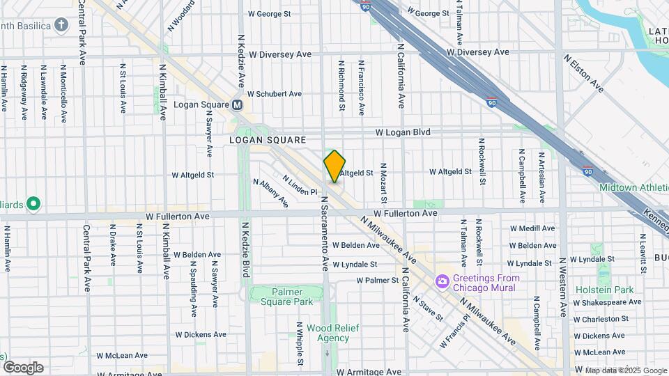 2451 N Milwaukee Ave Mapa y Detalles de la Ubicación