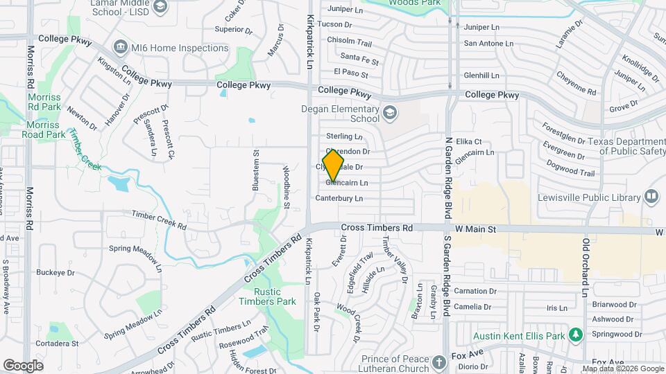 1762 Glencairn Ln Map and Location Details