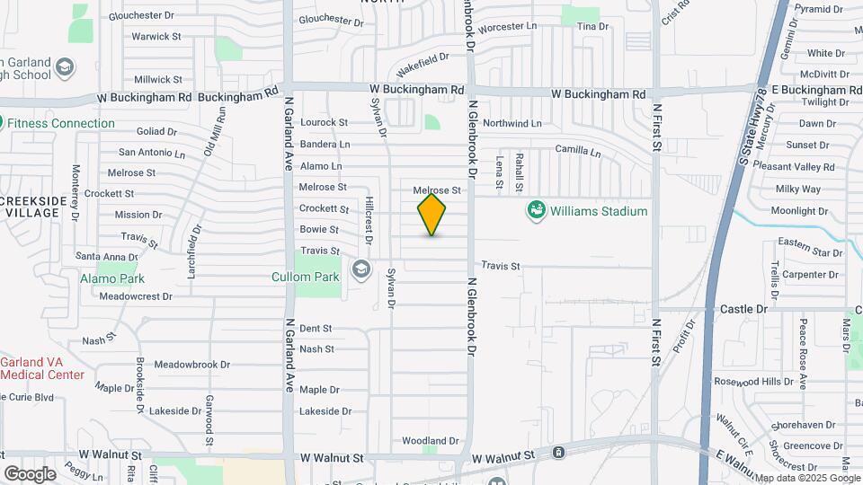 832 Bowie St Map and Location Details