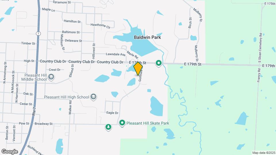 407 Golfview Dr Map and Location Details