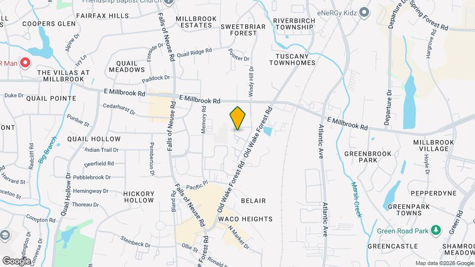 1707 Zachary Brook Ln Mapa y Detalles de la Ubicación
