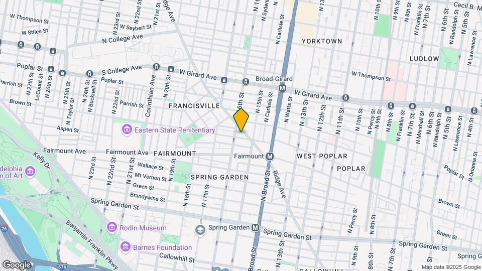 1513 Brown St Map and Location Details