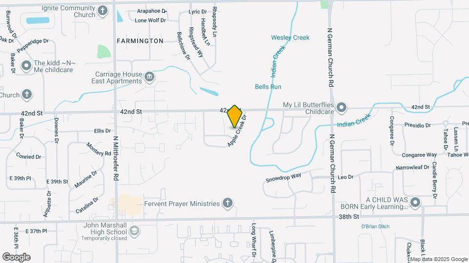 4122 Apple Creek Dr Map and Location Details