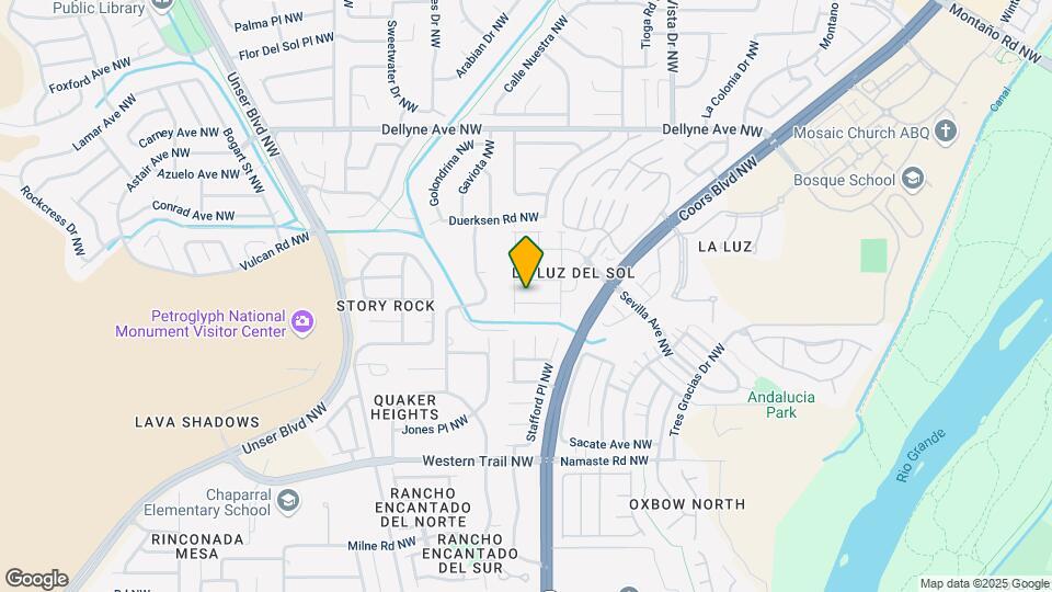 5535 Costa Garraf Rd NW Map and Location Details