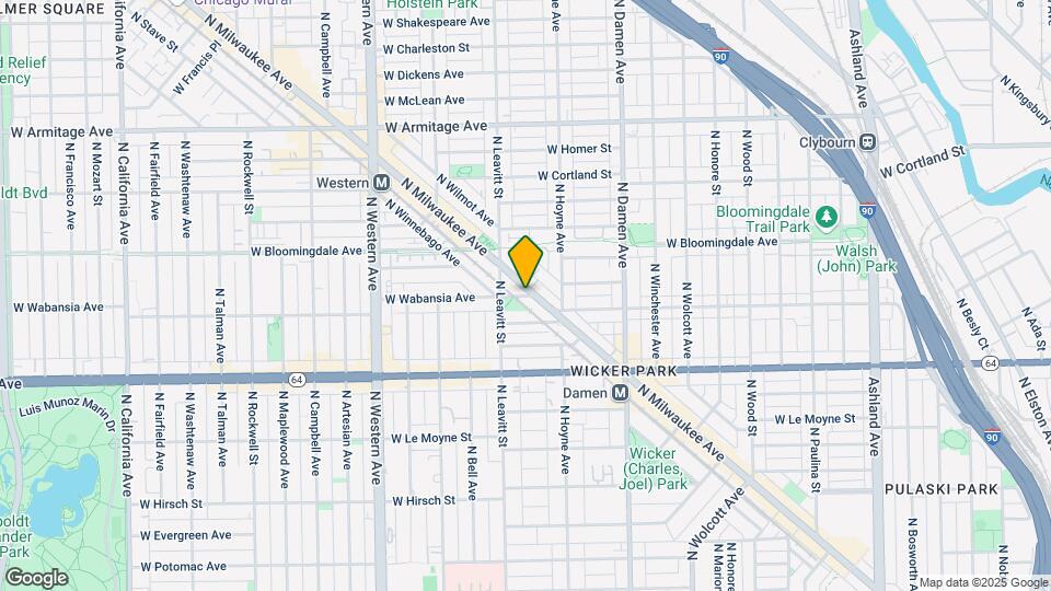 1975 N Milwaukee Ave-Unit -616 Map and Location Details