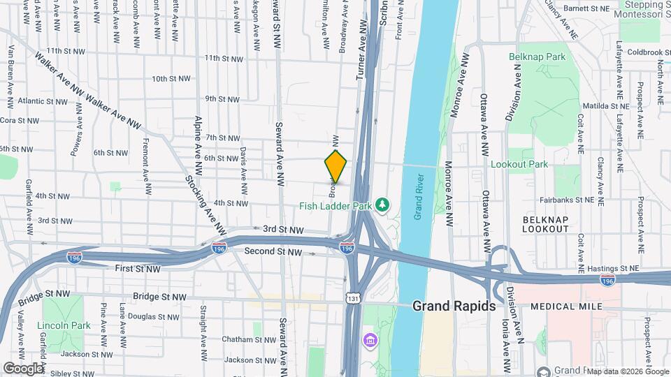 422 5th St NW Map and Location Details