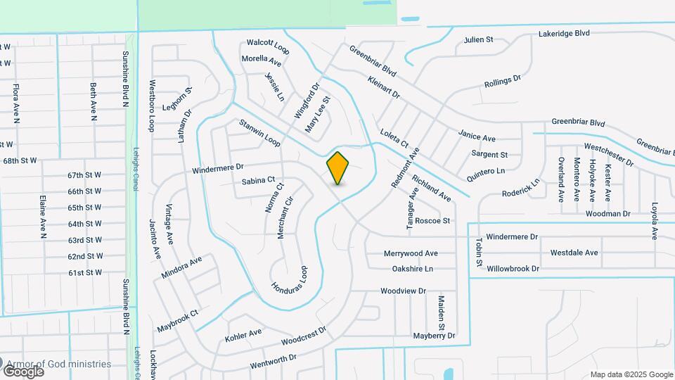 622 Windermere Dr Map and Location Details
