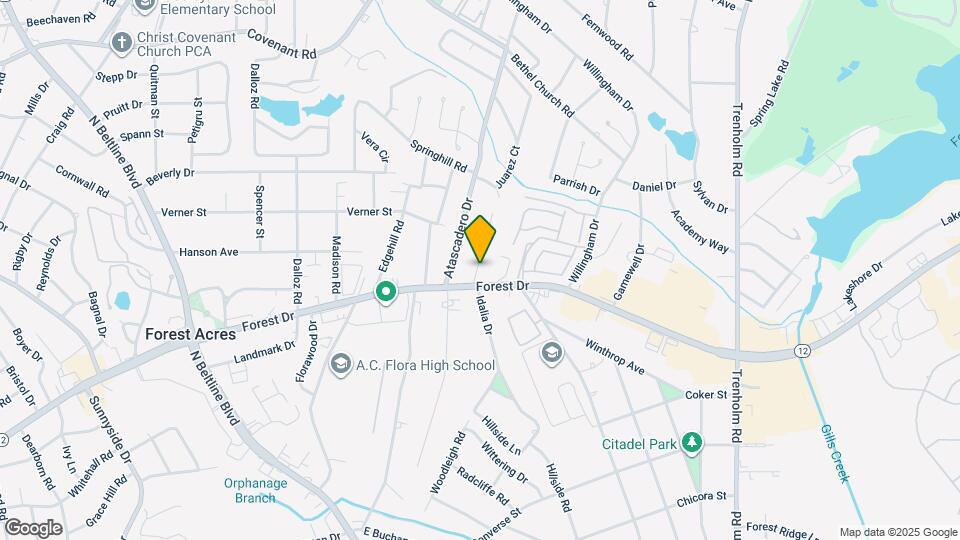 1612 Rutland Ct Map and Location Details