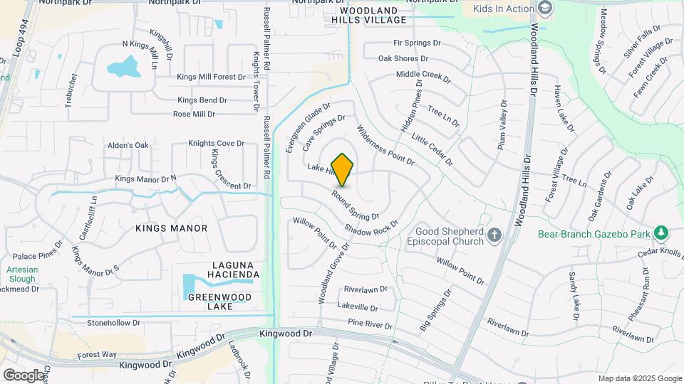 3202 Lakehaven Dr Map and Location Details