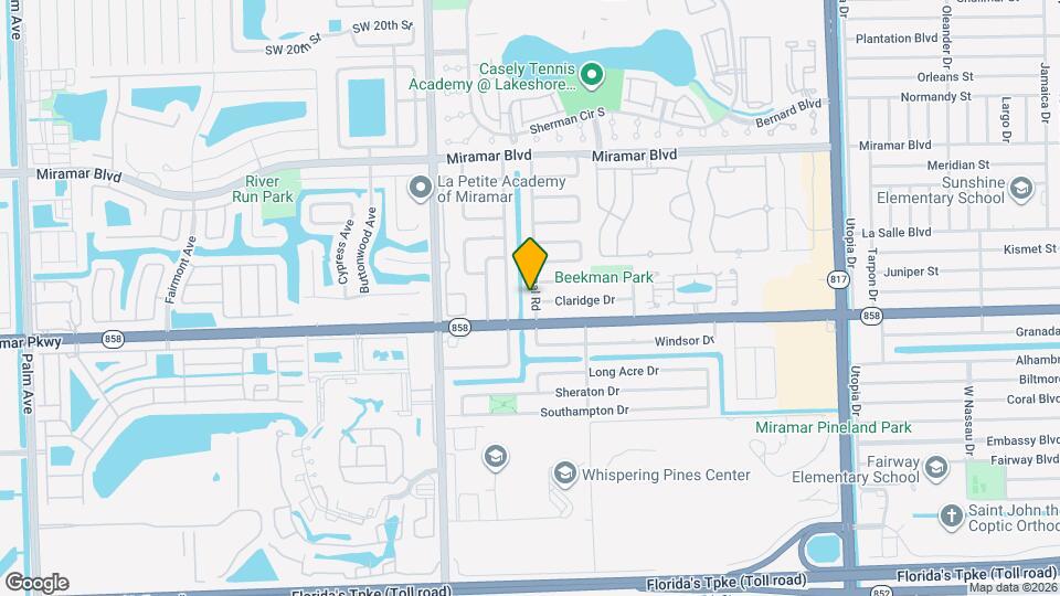 3020 Canal Rd, Unit Studio for Rent Map and Location Details