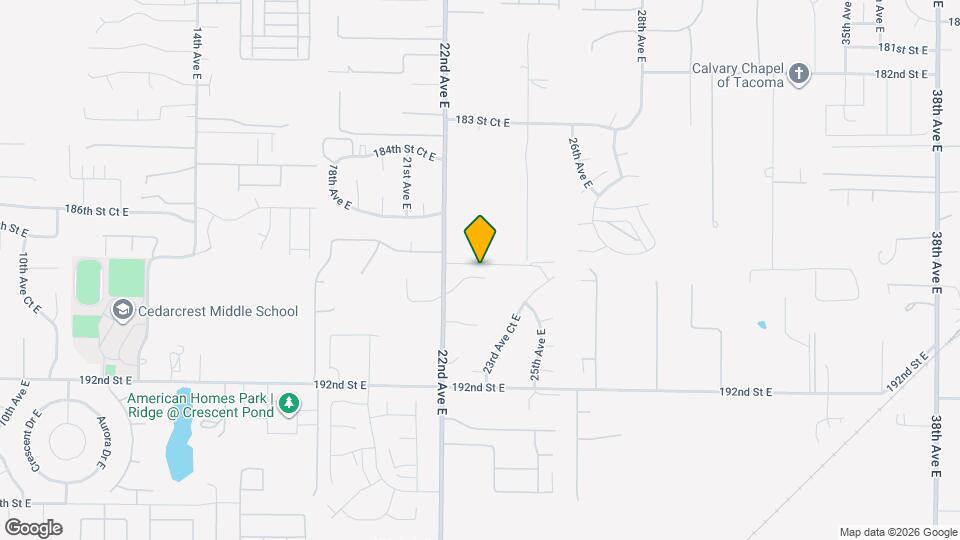 2301 189th St E Mapa y Detalles de la Ubicación