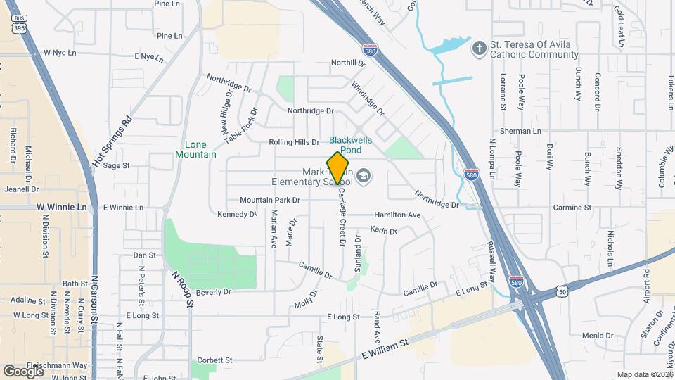 2166 Carriage Crest Dr Map and Location Details