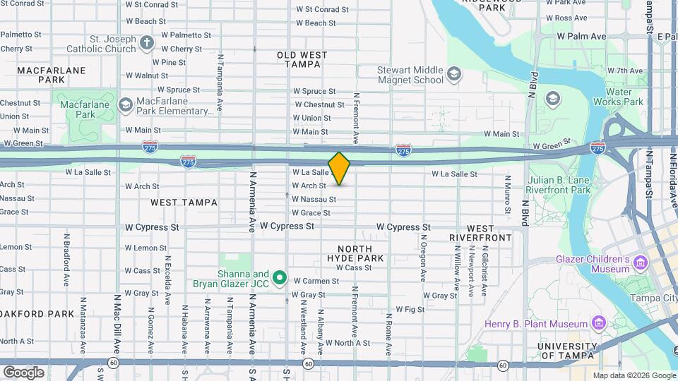 1922 W Arch St Map and Location Details