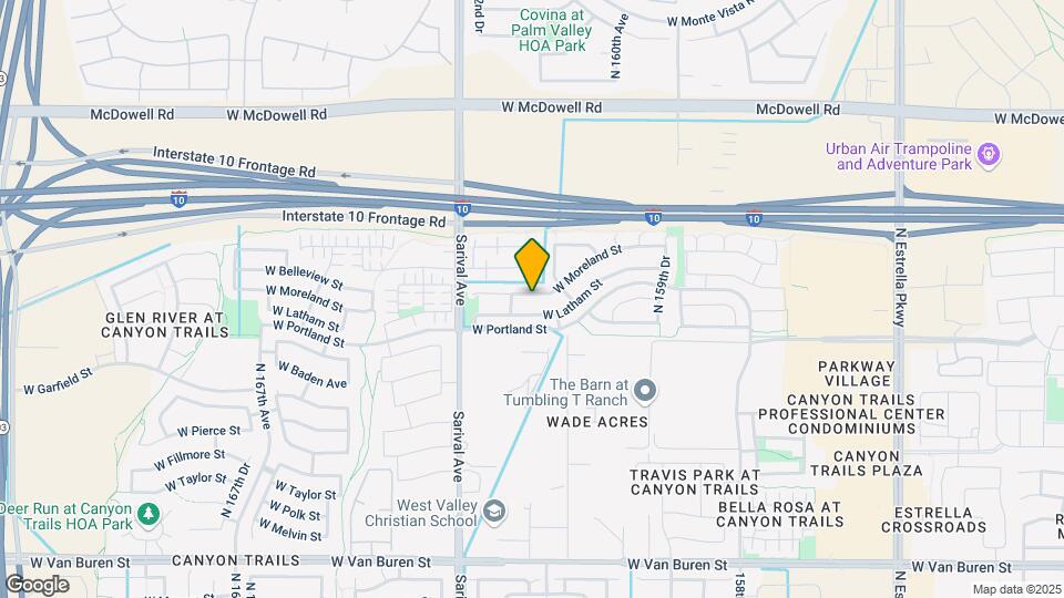 16157 W Moreland St Map and Location Details