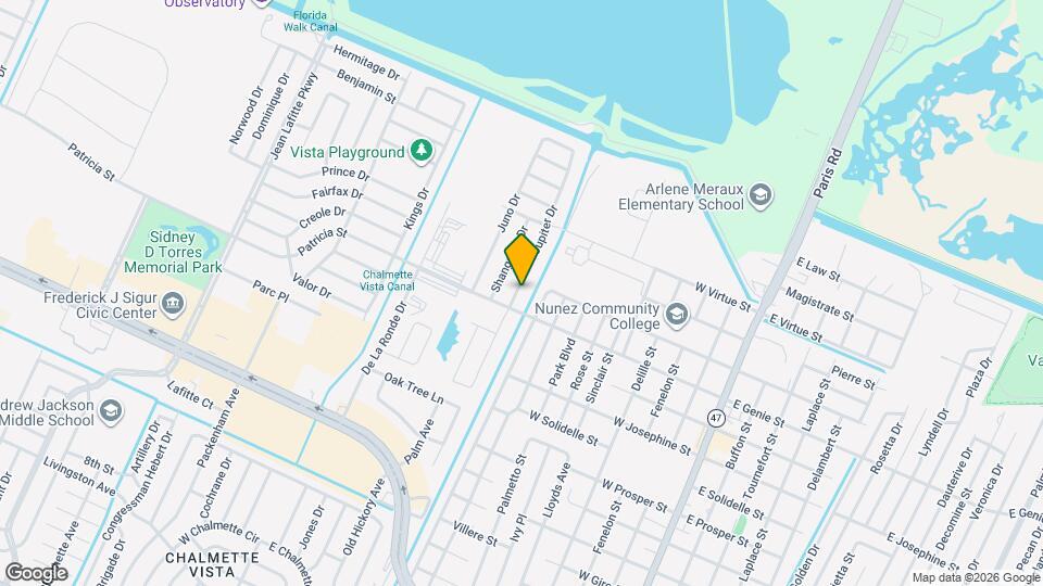 3615 Jupiter Dr Map and Location Details