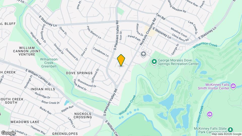 5917 Little Creek Trail Map and Location Details