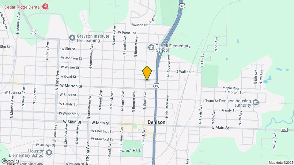 514-516 N Rusk Ave Mapa y Detalles de la Ubicación