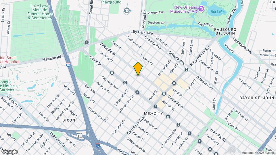 218 N Alexander St Map and Location Details