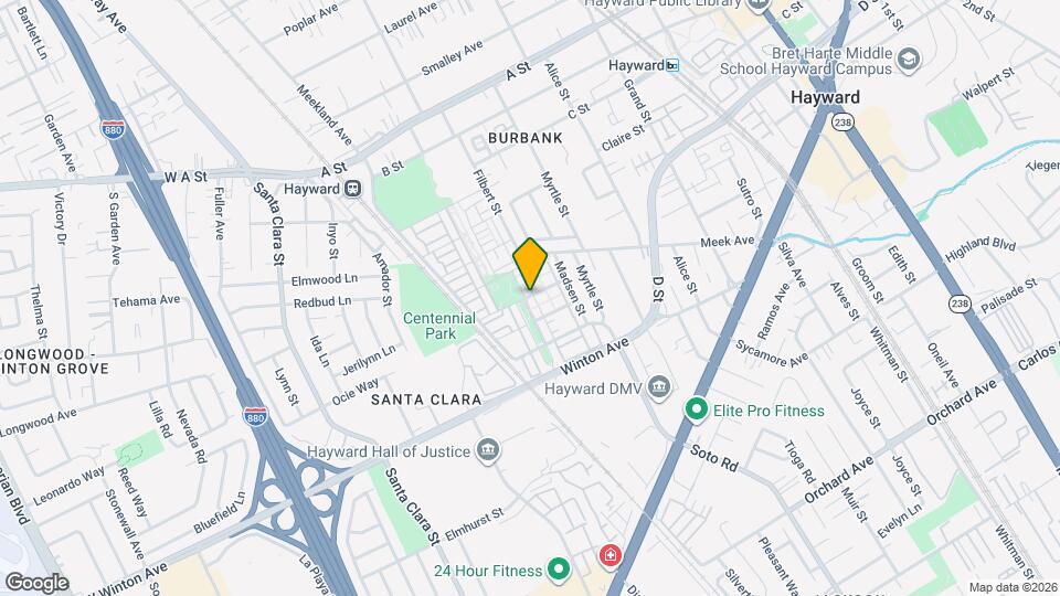 2190 Morrow St Map and Location Details