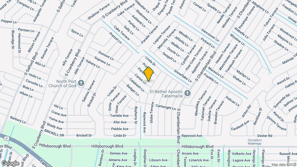 2630 Canoe Ln Map and Location Details