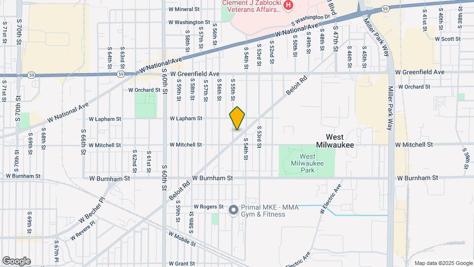 5430 W Beloit Rd Map and Location Details