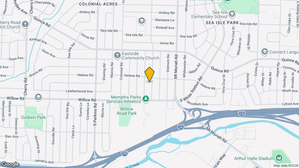 1619 Ivy Rd Map and Location Details